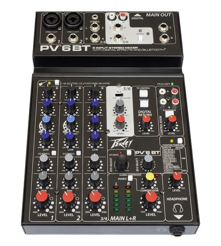 Peavey mischpult 6 - 6, bt