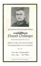 Orig. Sterbebild Polizei in
