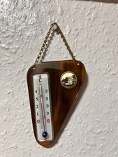 Catalin-Thermometer DDR um 1960 Selten Farbe Braun Orange