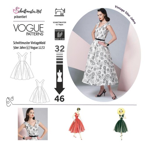 Schnittmuster vogue 1172 - schnittmuster,