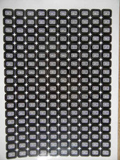 DB Deutsche Bundesbahn ~ Aufkleber ~ schwarz ~ ca. 12x18mm