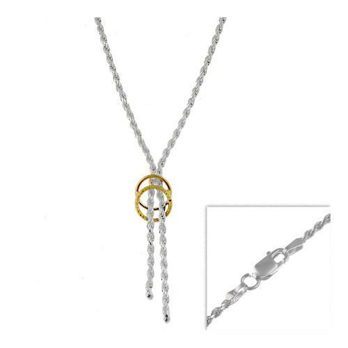 Sterlingsilber seilkette lasso - sterlingsilber,