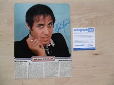 Adriano Celentano Original Autogramm signed 19x25 cm Magazinbild ACOA