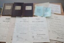 Nachlass eines Kapitäns 3 Seefahrtsbücher & viele Urkunden und Dokumente 1901-49