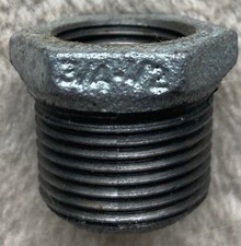 Reduzierstück aus Temperguss verzinkt Schraubfitting