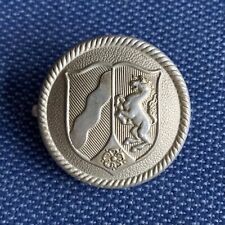 Alte Kokarde NRW aus Alu für großen Polizei Tschakostern