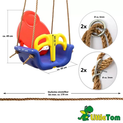 1 kinderschaukel - 3-in-1,