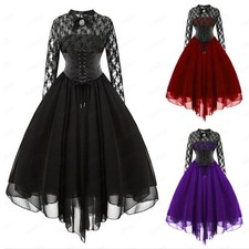 Damen Lace Punk Gothic