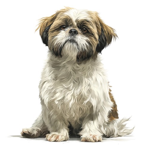 Sticker shih tzu - 4x,
