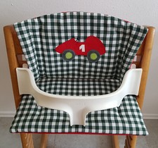 Sitzkissen 2-tlg. Sitzbezug Sitzpolster für Hochstuhl Tripp Trapp von Stokke