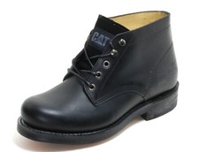  219 Schnürschuhe Halbschuhe Herrenschuhe Boots Leder Schwarz Caterpillar 41
