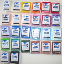 56g Cernit (5,34 €/100g) ofenhärtende Modelliermasse Polymer Clay, wahlweise