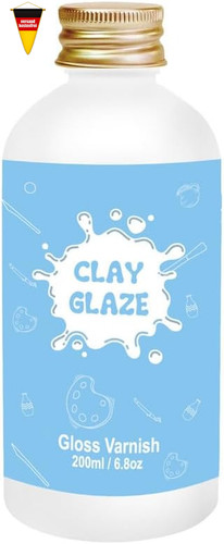 200ml air dry - clay, glasur