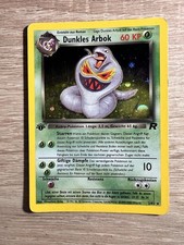 Pokémon 1. Edition Dunkles Arbok 2/82 Holo Team Rocket - Gut Deutsch
