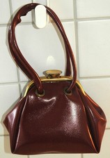 Vintage Damenhandtasche rot