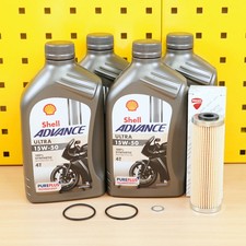Ölwechsel Set Öl Shell 15w50