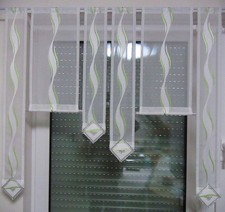 Scheibengardine Bistrogardine Küchengardine Gardine  Vorhang Neu