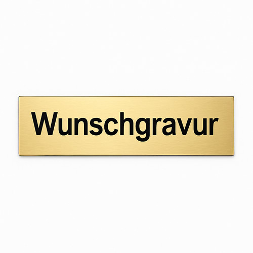 Namensschild mit gravur - gravur, –
