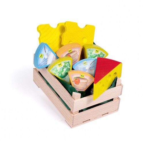 Käse sortiment obstkiste - käse-sortiment, in