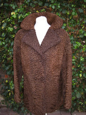 Pelzmantel Karakul Persianer Echtfellmantel Pelzjacke Größe ca 38