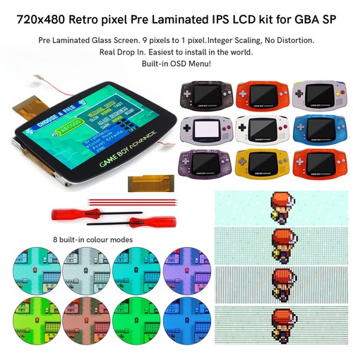 Gba laminated ips backlight - gba,