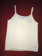 Exklusives warmes Unterhemd von FP, 44/46 50% Schurwolle Spitzen Stickereimotiv