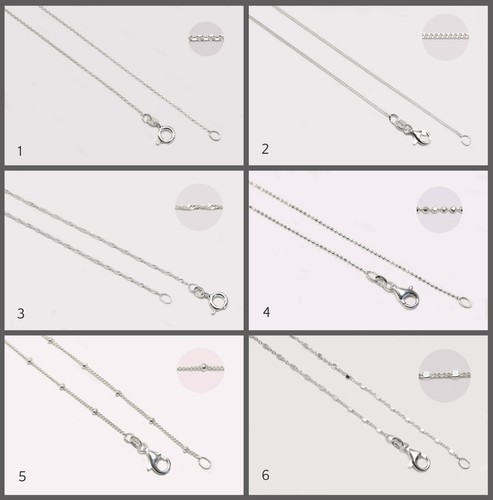 Inwaria kette 925 silber - kette,