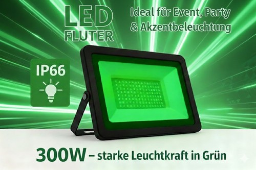 Led fluter 300w grün - fluter,