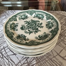 7 Teller Villeroy & Boch Fasan Grün