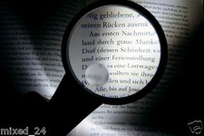Leselupe 3,5fach 10fach 2 LED Handlupe Leuchtlupe Beleuchtung Lupe Vergrößerung