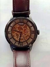 Fossil TOWNSMAN AUTOMATIK Uhr Herrenuhr Lederarmband braun ME3098