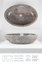 Marmor-Stein-Waschbecken 60 cm