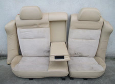 LEDER Rücksitzbank VW Passat 3BG Rückbank ALCANTARA Ausstattung BEIGE 