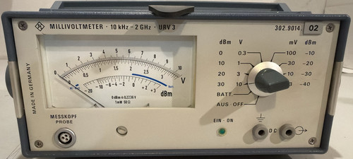 Millivoltmeter rohde - hf,