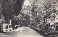 2615. s/w-AK. Berg OYBIN. Bergfriedhof (Zittauer Gebirge, Oberlausitz), ungel.