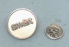 Smart Pin Logo silbern mit Rand - Maße 12mm