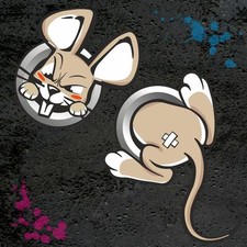 Maus Sticker Set Aufkleber