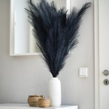 Pampasgras Deko Set Schwarz