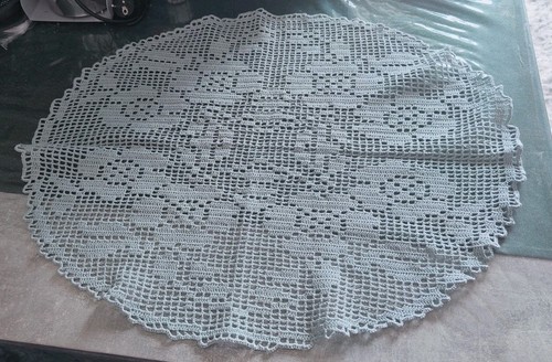 Runde tischdecke mit - runde,