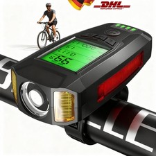 LED Fahrradlampe Set USB Akku Radlicht Fahrradlicht Vorne & Hinten Lampe Neu