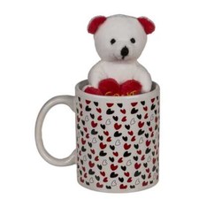 Geschenk -Set Tasse + Plüsch