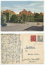 21184 - Karlskrona - Centrallasarettet - Ansichtskarte, gelaufen 7.10.1957