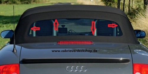 Audi cabrio heckscheibe - audi,