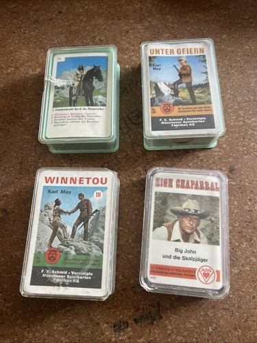 Quartett spielkarten - 4x,
