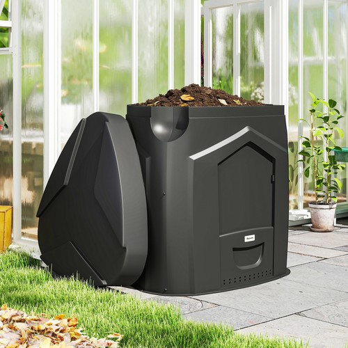 Outsunny 240l gartenkomposter - 240l,