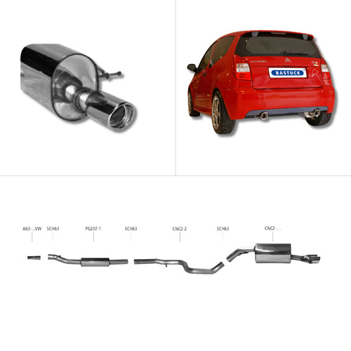Bastuck komplettanlage - komplettanlage,