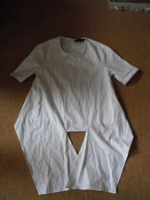 NEW LOOK Bluse weiss Gr. 8 (deutsch: 36) ausgefallener Schnitt TOP Zustand !!!