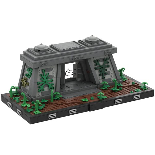 Imperial bunker diorama - bunker,