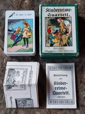 Kinderreime Quartett Spear Spiel Kartenspiel Anleitung Rarität Karten Spiel 