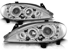 Angel Eyes Scheinwerfer Set für Renault Megane BJ 03/99-10/02 Klar Chrom